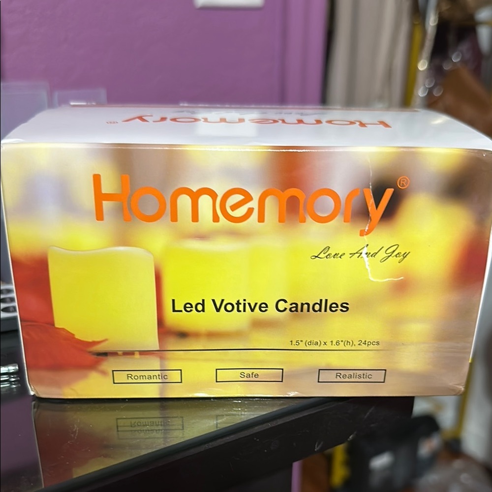 LED Votive Candles - Cream